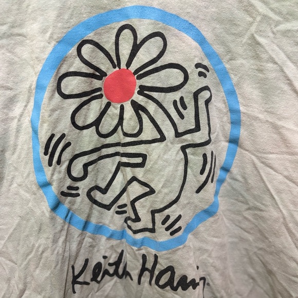 Keith Haring Blue Graphic Tee - Short Sleeve - Picture 2 of 3
